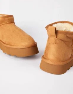 Double Decker Mini Boot -Deals Sleek Dresses Store AW231665 LIGHTBROWN 3