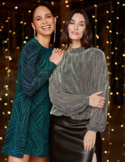 Puffball High Neck Top -Deals Sleek Dresses Store BV222413061 1