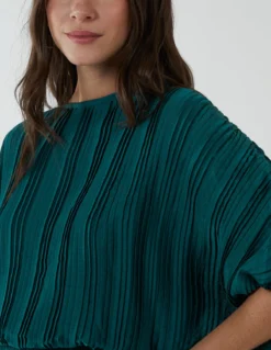 Oversized Batwing Top -Deals Sleek Dresses Store BV222433 BOTTLEGREEN 377