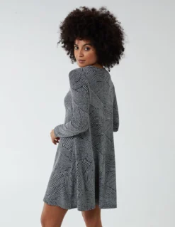 Lurex Swing Mini Dress -Deals Sleek Dresses Store BV222927 SILVER 4