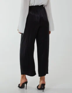 Satin Wide Leg Trouser -Deals Sleek Dresses Store BV2279 BLACK 79 1