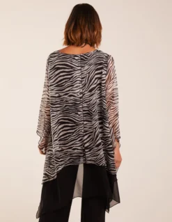 2 In 1 Woven Top -Deals Sleek Dresses Store BV233418 BLACK 6936