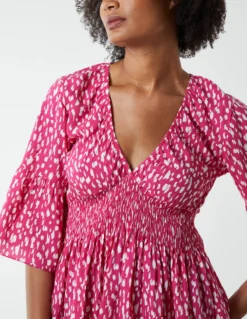 Shirred Bust Top -Deals Sleek Dresses Store BV233428020 95605