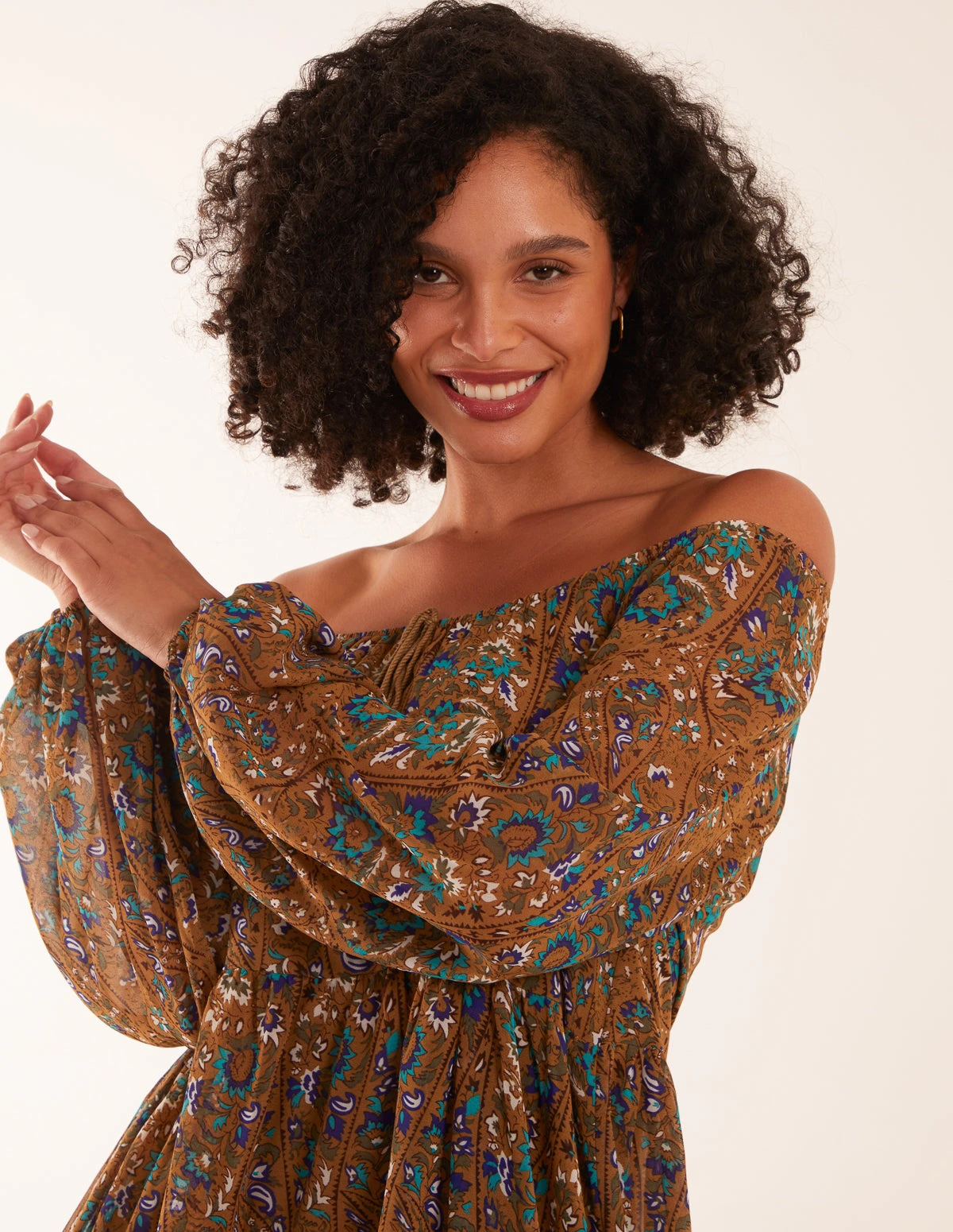 Bardot Neck Mini Trapeze Dress 2 Bardot Neck Mini Trapeze Dress - Image 2