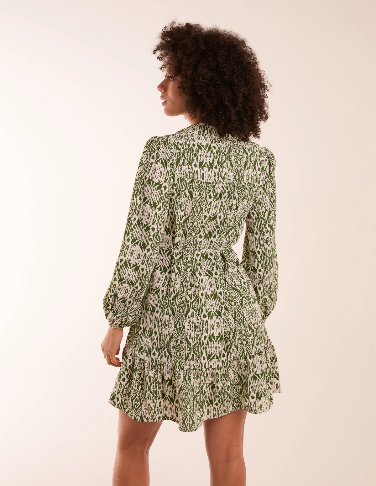 Long Sleeve Mini Shirt Dress 4 Long Sleeve Mini Shirt Dress - Image 4