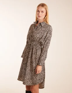 Leopard Shirt Dress
