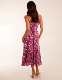 Ruched Bust Midi Dress -Deals Sleek Dresses Store BV245010020 127915