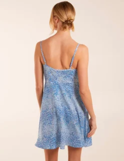 Ruffle Wrap Front Cami Mini Dress -Deals Sleek Dresses Store BV245016002 129608