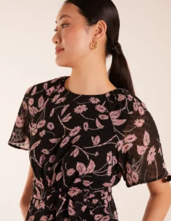 Angel Sleeve Tie Front Blouse -Deals Sleek Dresses Store BV245026003 127897