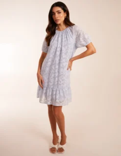 Jacquard Smock Mini Dress -Deals Sleek Dresses Store BV245039263 131711