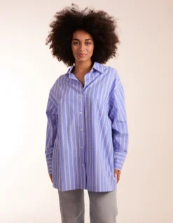 Oversized Pinstripe Shirt