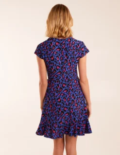 Leopard Print Wrap Mini Dress 7 Leopard Print Wrap Mini Dress -Deals Sleek Dresses Store BV245816002 128707