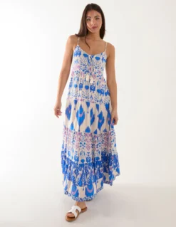 Tiered Maxi Dress -Deals Sleek Dresses Store BV245851002 131646