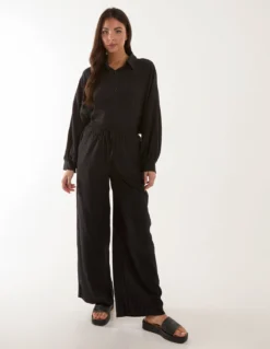 Waffle Shirt & Trouser Set