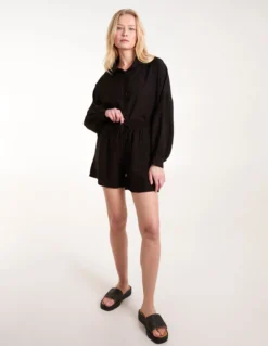 Linen Shorts & Shirt Set