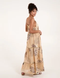 Elephant Dress Cami Dress -Deals Sleek Dresses Store BV245956 BEIGE 4