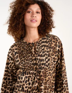 Shirred Front Tie Neck Blouse 6 Shirred Front Tie Neck Blouse -Deals Sleek Dresses Store BV246400025 132738