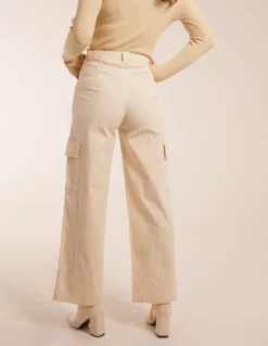 Trousers With Side Pocket -Deals Sleek Dresses Store BV2825 BEIGE 4988