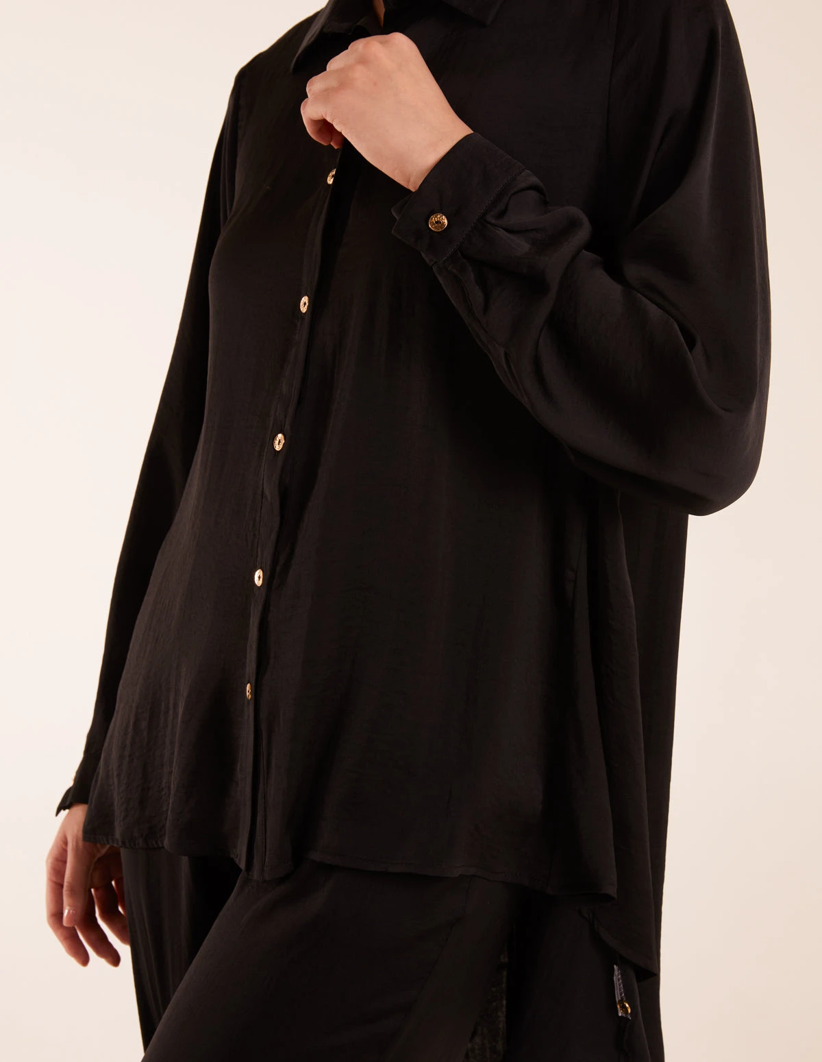 Long Sleeve Shirt & Wide Leg Trouser Set 4 Long Sleeve Shirt & Wide Leg Trouser Set - Image 4