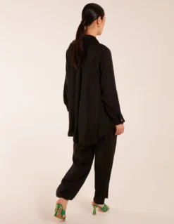 Long Sleeve Shirt & Wide Leg Trouser Set 19 Long Sleeve Shirt & Wide Leg Trouser Set -Deals Sleek Dresses Store BV3061003 128967