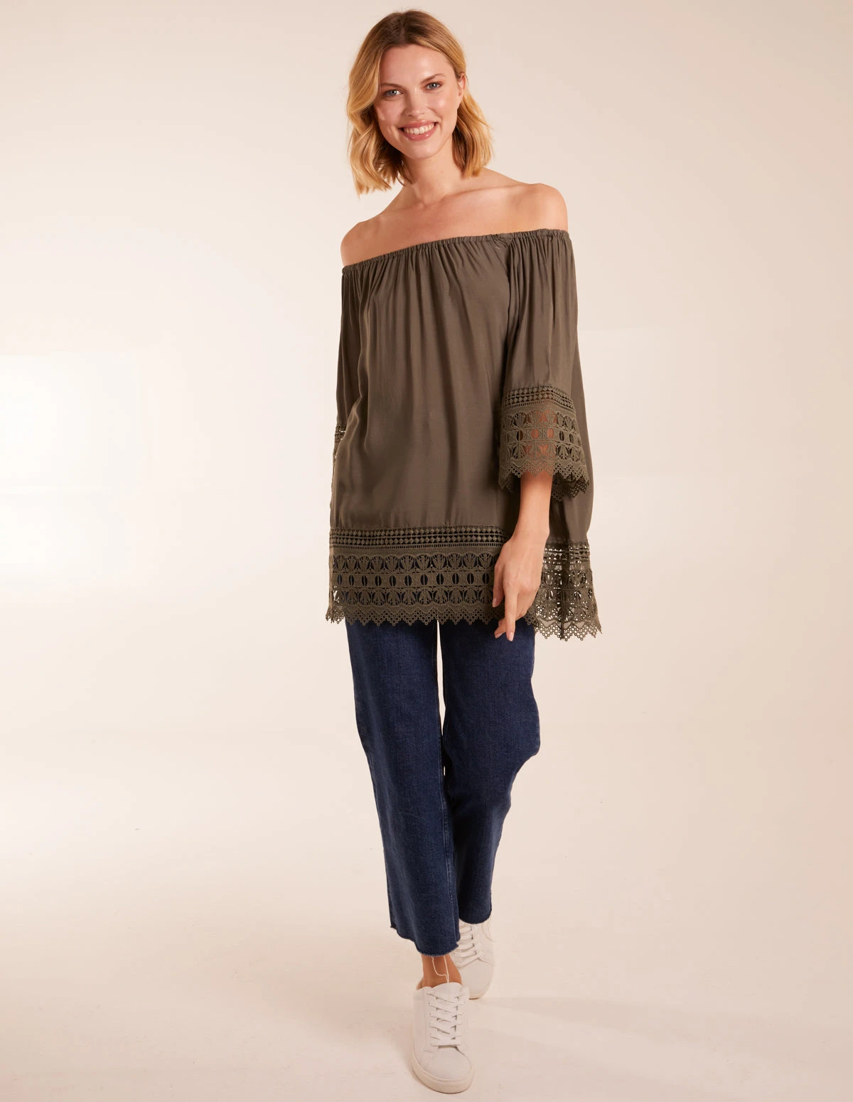 Round Neck Detail Blouse 3 Round Neck Detail Blouse - Image 3