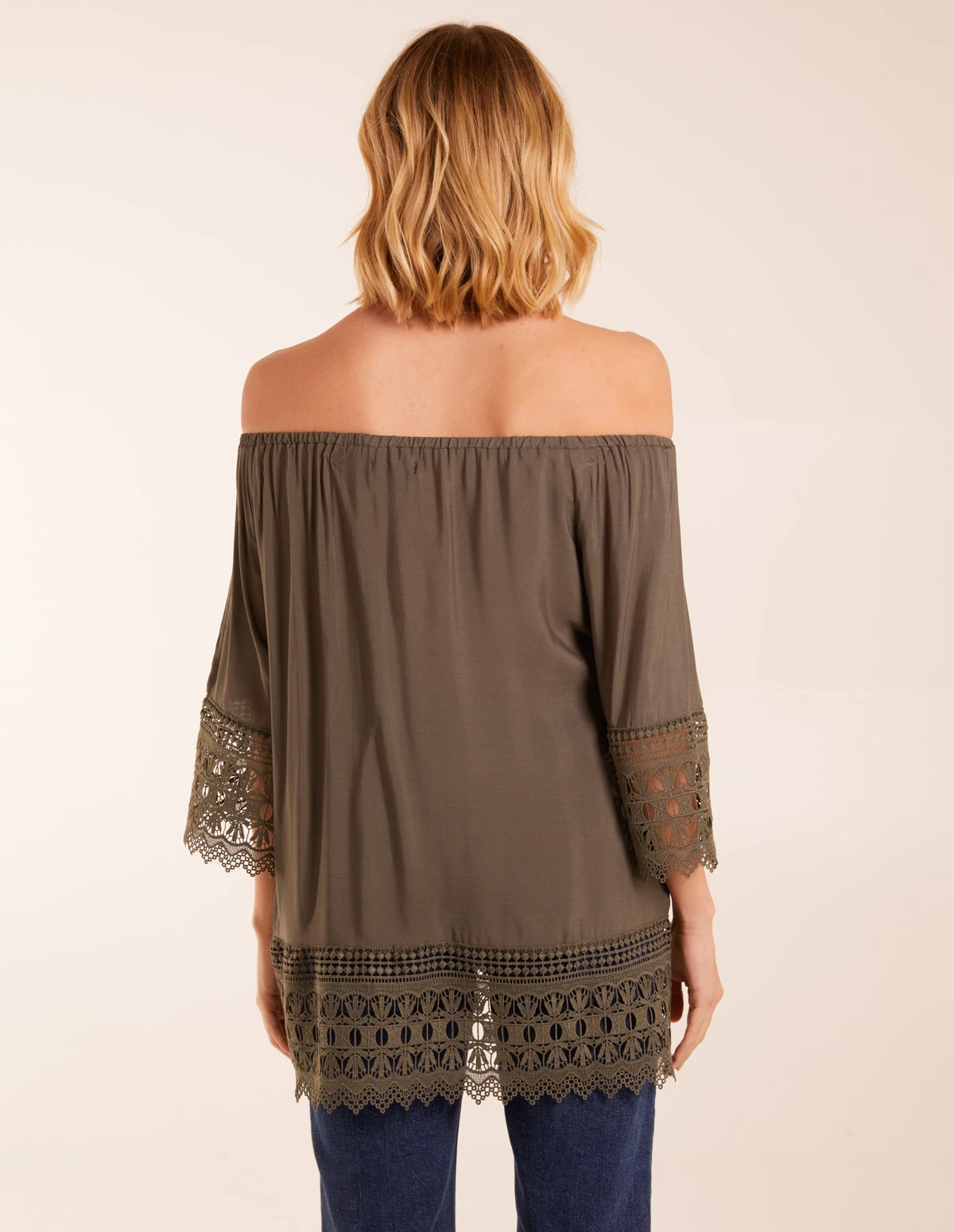 Round Neck Detail Blouse 4 Round Neck Detail Blouse - Image 4