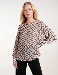 Geometric Print Top