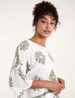 Border Print Top 6 Border Print Top -Deals Sleek Dresses Store BV4000IT056 134502