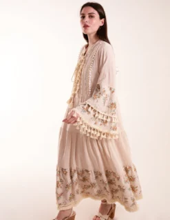 Ruffle Dress With Long Sleeves