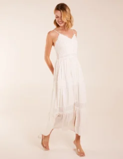 Spaghetti Strap Crochet Lace Maxi Dress 6 Spaghetti Strap Crochet Lace Maxi Dress -Deals Sleek Dresses Store BV5109014 130201