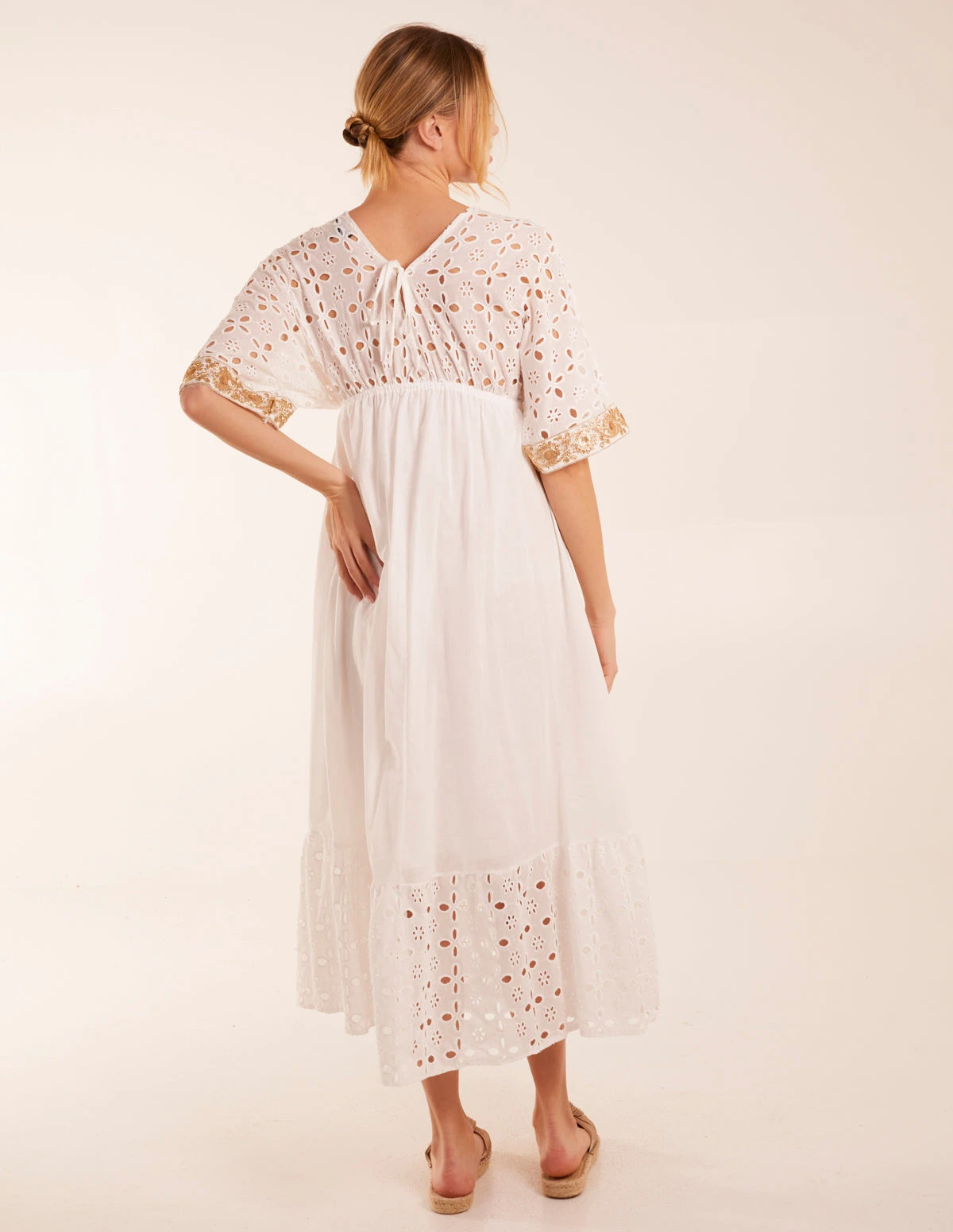 V-Neck Short Sleeve Dress 4 V-Neck Short Sleeve Dress - Image 4