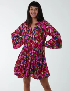 Tunic Tiered Smock Mini Dress