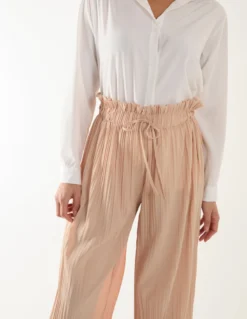 Pleated Trousers 6 Pleated Trousers -Deals Sleek Dresses Store SS23411 STONE 18877