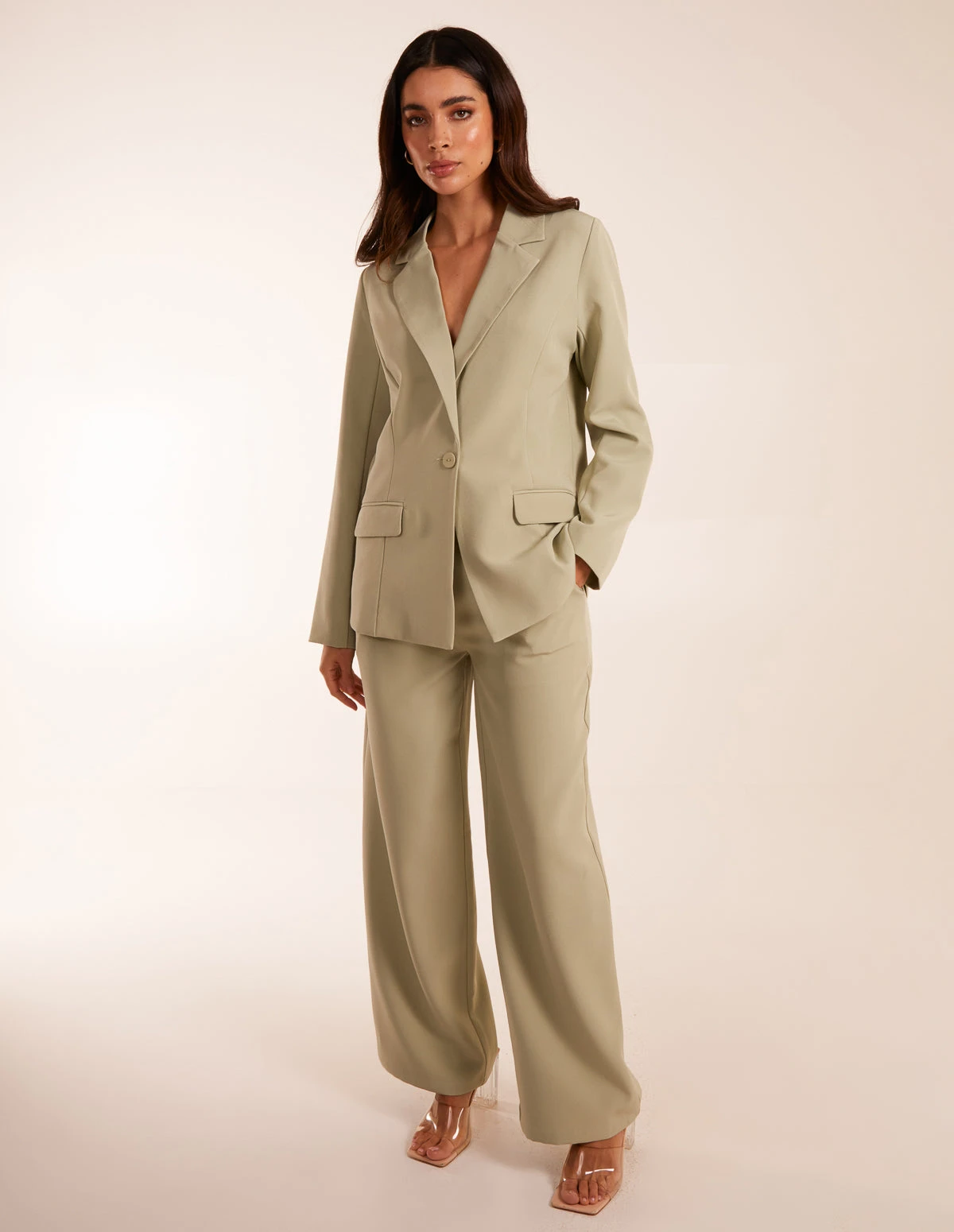 Wide Leg Suit Trousers 2 Wide Leg Suit Trousers - Image 2