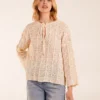 Keyhole Tie Crochet Top