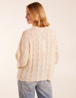 Keyhole Tie Crochet Top -Deals Sleek Dresses Store WF5177 STONE 12996