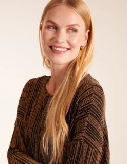 Asymmetric Batwing Lurex Top 6 Asymmetric Batwing Lurex Top -Deals Sleek Dresses Store bv234412 gold65089