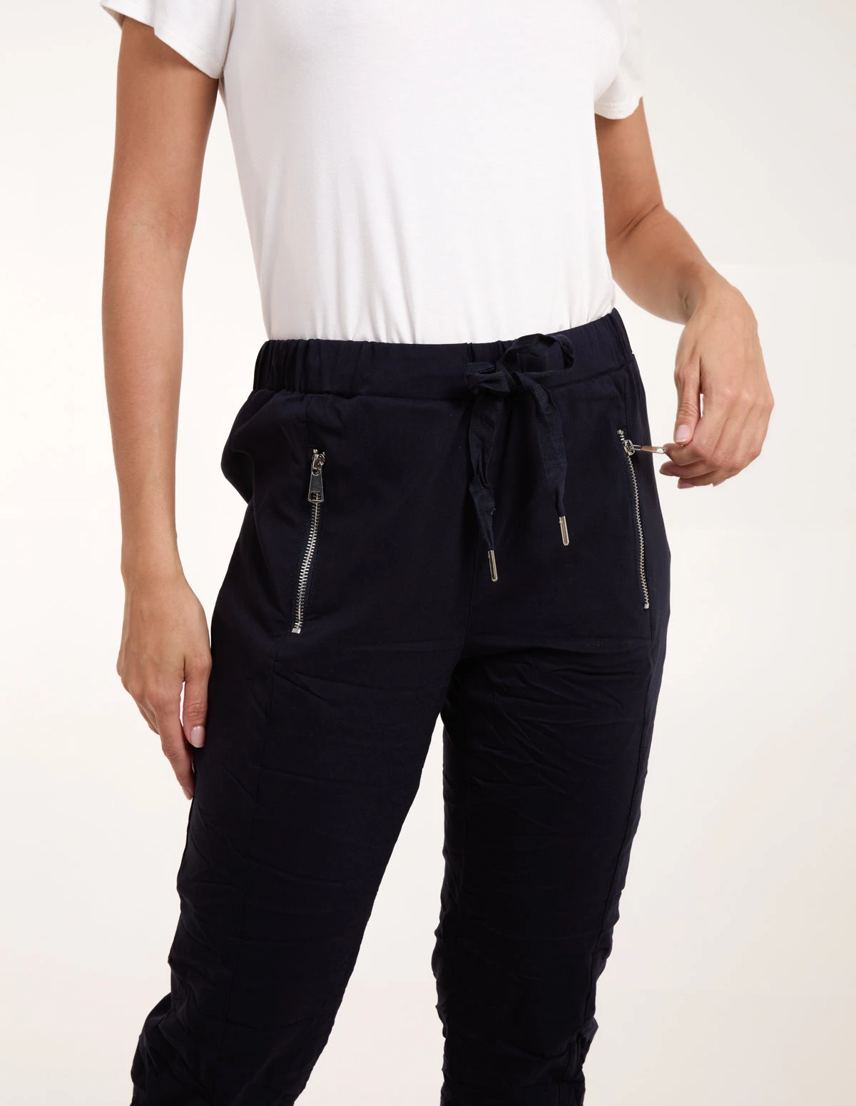Zip Drawstring Trouser 3 Zip Drawstring Trouser - Image 3