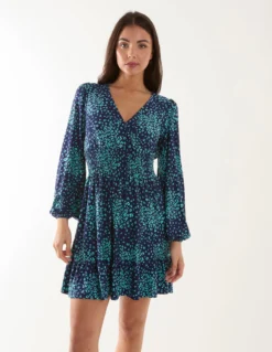 Wrap Front Mini Dress 6 Wrap Front Mini Dress -Deals Sleek Dresses Store bv245803 navy 18445