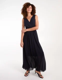 Maxi Crossover Dress 6 Maxi Crossover Dress -Deals Sleek Dresses Store bv3861 navy 35410