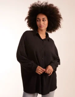 Deals Sleek Dresses Store 30 Crinkle Oversized Shirt