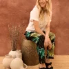 Palm Print Trousers