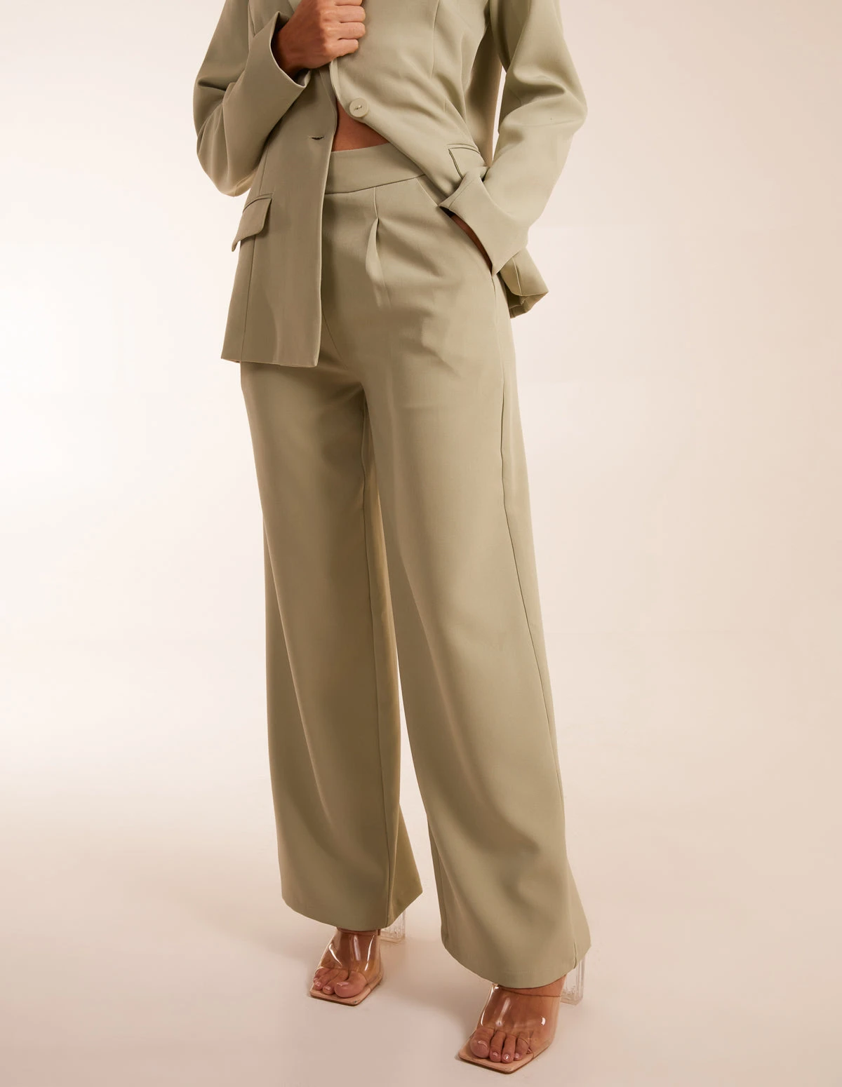 Wide Leg Suit Trousers 4 Wide Leg Suit Trousers - Image 4